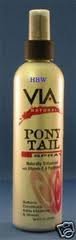 Via Natural Pony Tail Spray 8 oz miniatura 1