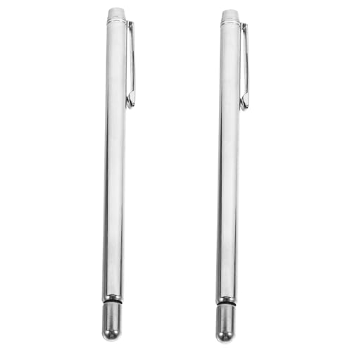 OUNONA Dowsing Rods Stainless Steel Divining Rod for Compass Portable Dowsing Rods Kit Spiritual Divination Sticks Long Detection Probe Rods