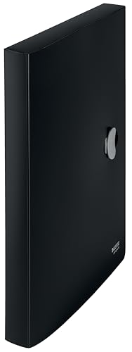 Leitz A4 Box File, 250 Sheet Capacity, 100% Recyclable, Opaque Plastic, Eco Friendly, Recycle Range, 46230095, Dark Blue