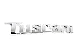 Generic Genuine OEM 863102C000 Logo Tuscani Emblem 86310-2C000 for Hyundai Tiburon Coupe Tuscani 2003-2008, Silver