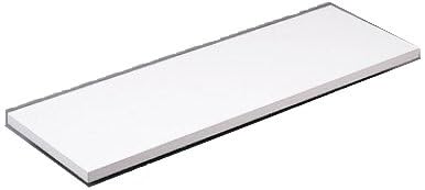 1980WH-12X48 12 x 48 in. White Melamine Shelf, Pack of 5