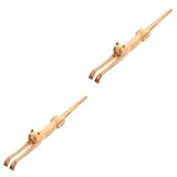 Beaupretty 2 Pièces Grattoir Gratte- Pour Personnes Âgées Animal De Compagnie Gratte-tête De Démangeaison De La Peau Brosse Chat Brosses Pour Chat De Voiture Massages En Bois