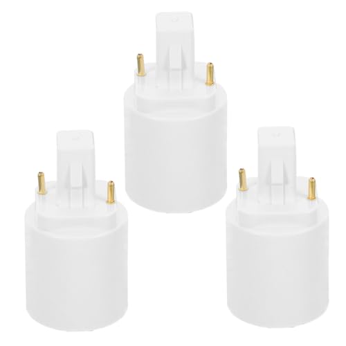 Angoily 3pièces Adaptateur Douille Ampoule Gd Vers Broches Convertisseur Lampes Compatible Led Facile à Installer Pour Maison Bureau Magasin