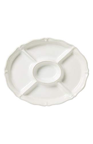 Juliska Berry and Thread Whitewash Crudité Platter