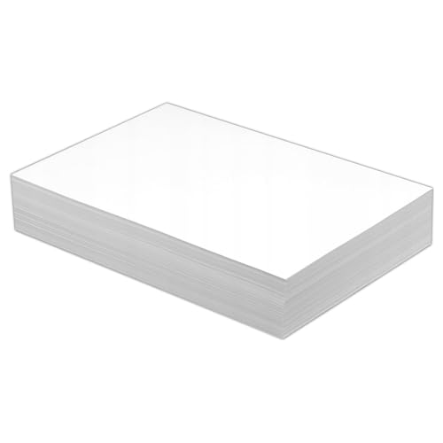 (3-Pack) Half Letter Blank Paper A5 300 Sheets/600 Pages Printer Paper Unpunched Blank Copy Paper 100gsm White 5.8 x 8.2