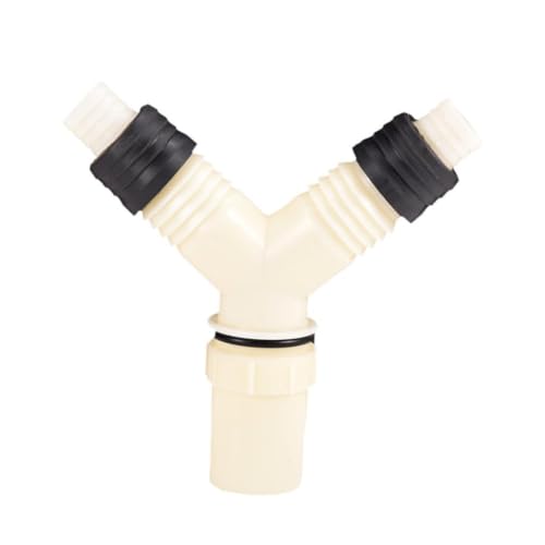 DeeRace 床排水廃棄物コネクタ、多機能洗濯機アウトレットバスルーム排水アダプター、3ウェイの下水コネクタ, Style A