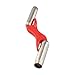 Brick Jointer Set: Masonry Pointing Tool with Ergonomic Trowel Kit, Steel Brick For Edger for Concrete Seam Finisher and Wall Trimmer, 4 Sizes(Red)