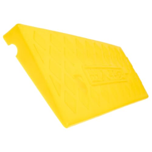 Rampas para umbral de coche, 2 piezas, amarillas, altura 3 cm, para protección de bordillos y carga de vehículos, aptas para automóviles y sillas de ruedas miniatura 1