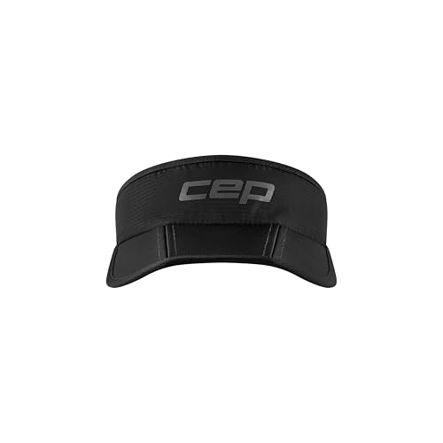 CEP Core Run Foldable Visor, Black, Unisex, OS