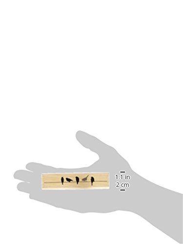 Penny Black Rubber Stamp 1X 4-Uccelli sul Filo