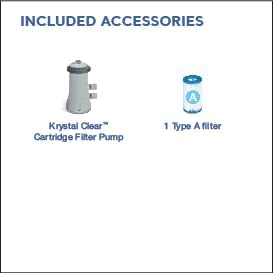 Miniatura 8 de Intex Easy - Piscina con marco de metal con bomba de filtro Sistema de filtrado Beige