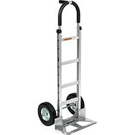 Carretilla industrial aluminio con ruedas semi-neumáticas