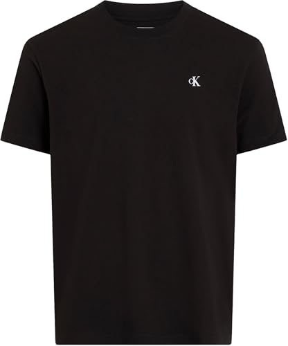 Calvin Klein Herren T-Shirt Kurzarm Painted Tee mit Rundhalsausschnitt, Schwarz (Ck Black), XXS – Ansicht 6