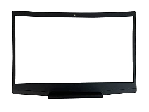CyanWind LCD Cover Hinges Front Bezel Covers Set Black for Dell Ins-piron Gaming G3 15 3500 3590 Laptop 0747KP 747KP Back Shell Rear Lid Top Case with Hinge Frame Blue Logo
