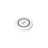 EMUCA - Chargeur sans Fil pour Mobiles, D. 91 mm, Plastique Blanc