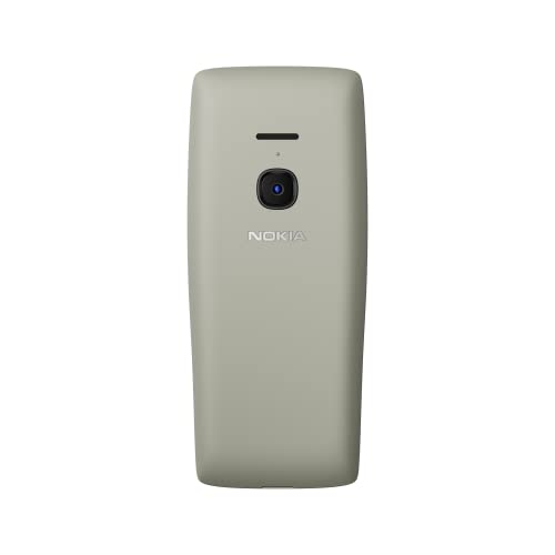 Nokia 8210 4G – Kompakt Mobil med Kamera och Dubbel SIM, Sand