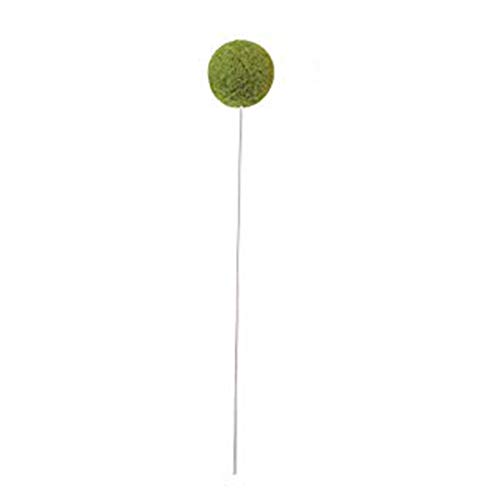 Mud Pie Felted Wool Pom Flowers (Green)