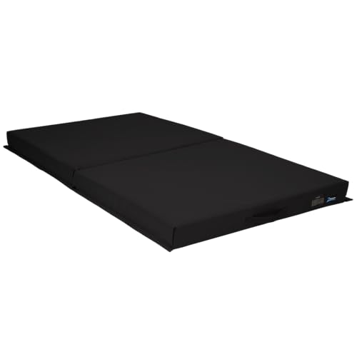 Z Athletic Open Cell Landing Folding Mat for Gymnastics, Tumbling, Cheerleading, Martial Arts, and More, 6 Ft x 3 Ft x 4 In