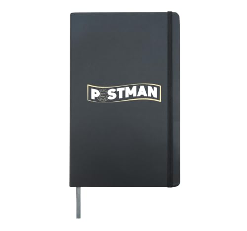 Letter Carrier POSTMAN Parcel Deliverer Funny Postman Hardcover Journal, Black