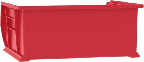 Akro-Mils 30250 AkroBins Plastic Storage Bins, Space-Saving Stackable Bins for Garage, Pantry, Craft Organization, 15" x 16" x 7", Red, 6-Pack by Akro-Mils - Image 8