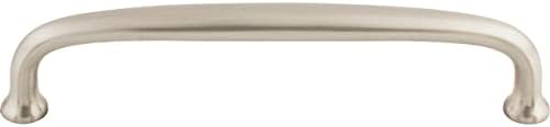 Top Knobs M1277 Asbury Collection 6" Charlotte Pull, Brushed Satin Nickel