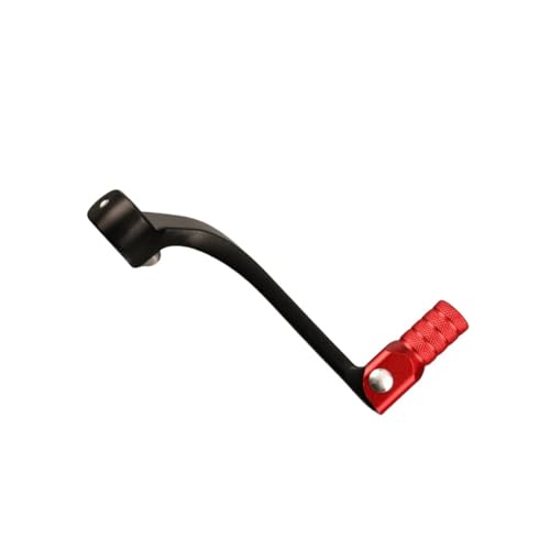 Manette de vitesse antidérapante rouge et noire pour Honda CRF110 et Yamaha TTR110