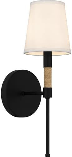 Quoizel Bayside 1-Light Matte Black Wall Sconce