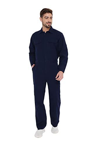 Associated Uniforms Men's 100% Cotton Industrial Work Wear Coverall Boiler Suit of 240 GSM