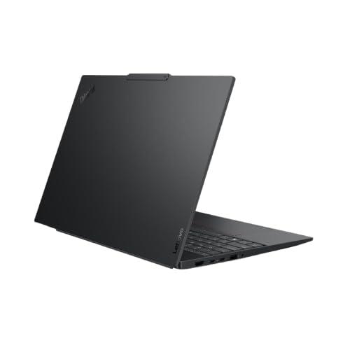 Image of Lenovo ThinkPad E16, Intel Core Ultra 5 225U, 8GB RAM, 512GB SSD, WUXGA IPS 16 inch(40.64cm), DOS, Eclipse Black, 1.63Kg, 21SSS1LW00, Fingerprint, Backlit, 300 Nits, 1Y Premier Warranty, AI Powered Laptop