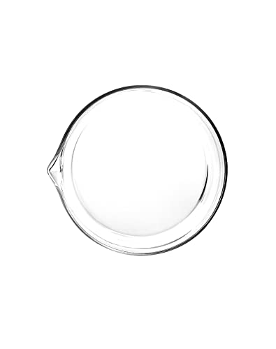 Bol cristallisant 1000 ml QWORK en verre lourd avec bec pour vos travaux