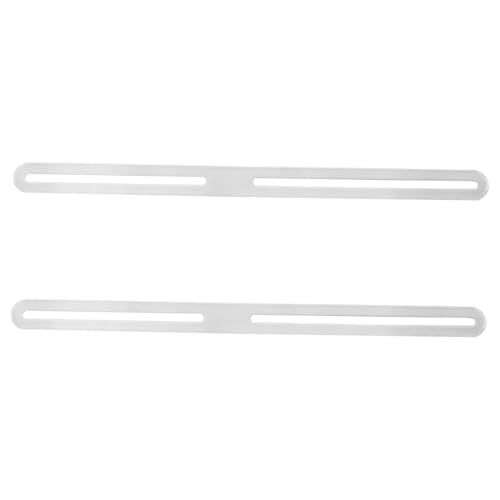 Kisangel Soporte De Carga Para Buzones 2 Placas De Reparación Planas De Acero Inoxidable Esquinas Redondeadas