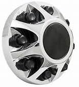 New Wheel Cap for 2011-2017 Sierra 3500 or Chevy Silverado 3500 1-ton Dually Front Wheel Hub Center Cap Chrome