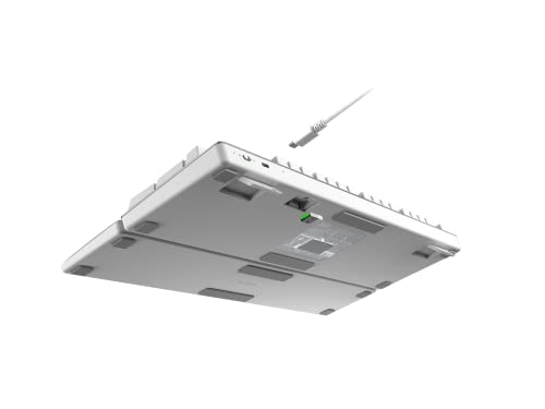 Pro Type Ultra - Tastiera meccanica wireless per la massima produttività (Switch da tastiera silenziosi e tattili, Poggiapolsi in morbida similpelle, Dongle multi-dispositivo) US Layout, Bianco - Tastiera gaming - Immagine 7