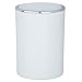 WENKO Petite Poubelle Salle de Bain, Poubelle à Couvercle, 5L, Inca, Blanc, Plastique haut de gamme, Ø 18,5 x 25,5 cm