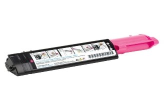 Toner Dell 593-10065 magenta pour réparer les impressions ternes sur Dell 3100 et 3000