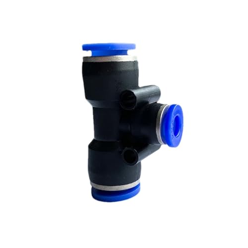 Conector en T neumático PEG10-6 reductor de 10mm a 6mm pack de 50 3