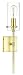 Effimero Wall Sconce | Satin Brass Vanity Light Fixture LL-WL31-SB