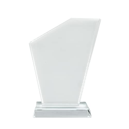 Ygfrsto Crystal Sublimation Blanks Sublimation Glass For Custom Picture Photo Frame, Award Plaque, Crystal Tabletop Decor, In-Loving Memory Sublimatin Printing Products (Irregular) #TOP2