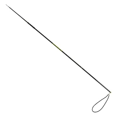 JBL Spearguns 7 Shaka Black Carbon Polespear for Spearfishing, Free Diving, Scuba Diving, 3-Piece Carbon Fiber Pole Spear, Aluminum Unions, Stainless Steel Head, Break-Away Tip, Travel Case