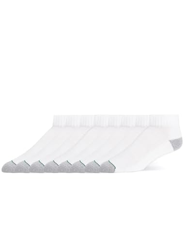 Burlington Mens Comfort Sport Cushion Quarter Top Sock 8 Pair Pack White One Size