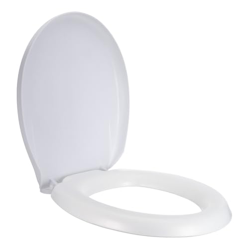 BAZEITFLOW Siège de Toilette en Mousse Eva Épais Confortable pour Salle de Bain, Installation Facile, Ajustement, pour Seniors et Accessoires de Salle de Bain