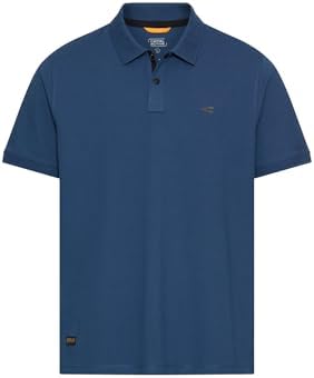 camel active Herren Poloshirt mit Druckknöpfen