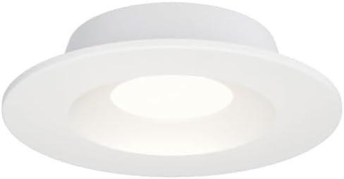 Maxim Crisp - 12W 1 LED Round Recessed Downlight-1.5 Inches Tall and 4.5 Inches Wide-White Finish
