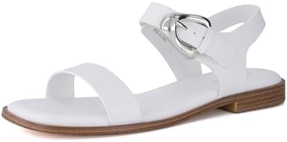 CUSHIONAIRE Cello Women's Ankle Strap Sandal With Cushioned Footbed and Adjustable Buckle