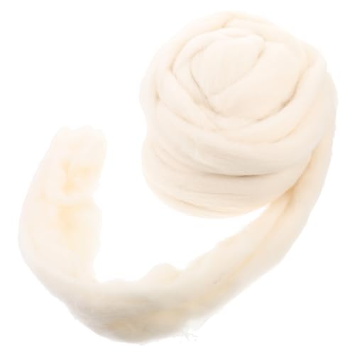 ULDIGI 200g Roving Wool for Felting Soft Fiber Craft for Needle Felting and Spinning