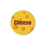 lovielf 1' Cheese Grocery Store Food Labels Vintage Classic Style 600 Total Adhesive Stickers (Cheese)