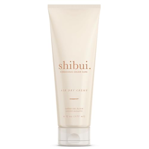 SHIBUI Air Dry Creme Tames Frizz Nourishes Enhances Shine & Texture Vegan & Sulfate-Free 6oz