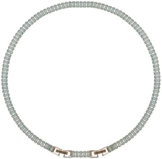 Serelia Opak Mavi Zirkon Taşlı Baget Model Su Yolu Gold Kolye (Gold/Standart) - Görsel 1