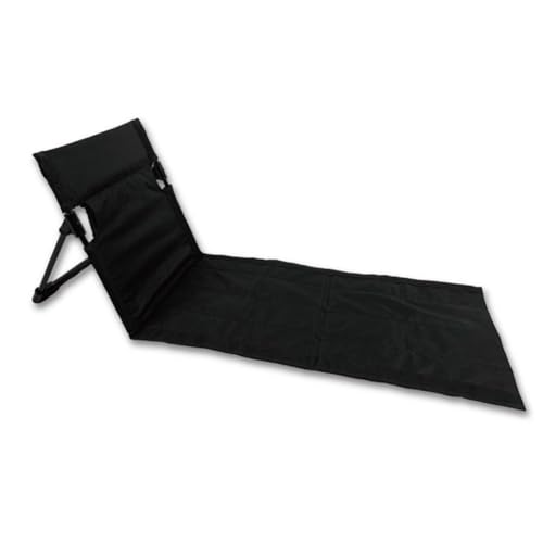 QOXEZY Silla de camping plegable portátil con respaldo y cojín, tela Oxford ligera y aleación de aluminio para exteriores, playa, picnic y viajes, color verde