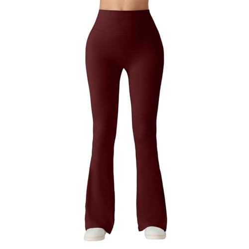 Pantalon de yoga évasé galbant avec effet push-up extensible